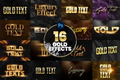 Gold Text Effect