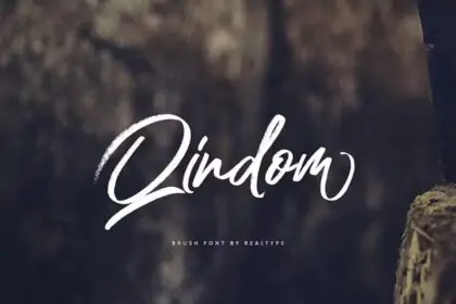 Qindom Brush Fonts