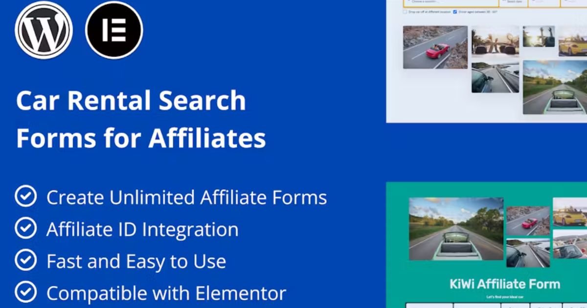 Car Rental Search Forms for Affiliates