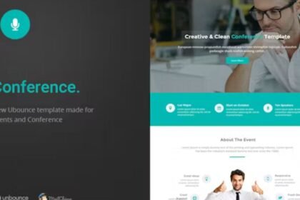 Conference Unbounce Landing Page