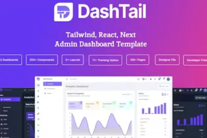 DashTail Admin Dashboard Template