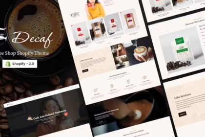 Decaf Coffee Shop Shopify Theme