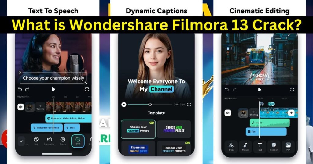 What is Wondershare Filmora 13 Crack