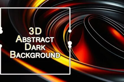 3D Abstract Dark Background