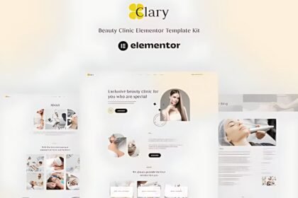 Clary Beauty Clinic Template