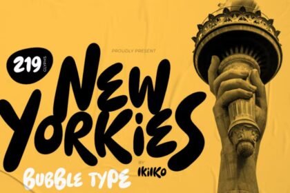 New Yorkies Bubble Font