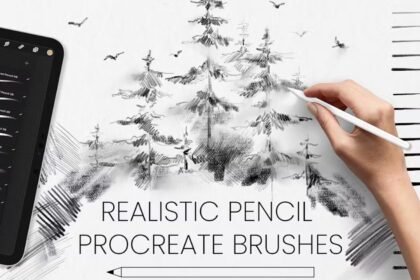 Realistic Pencil Procreate Brushes