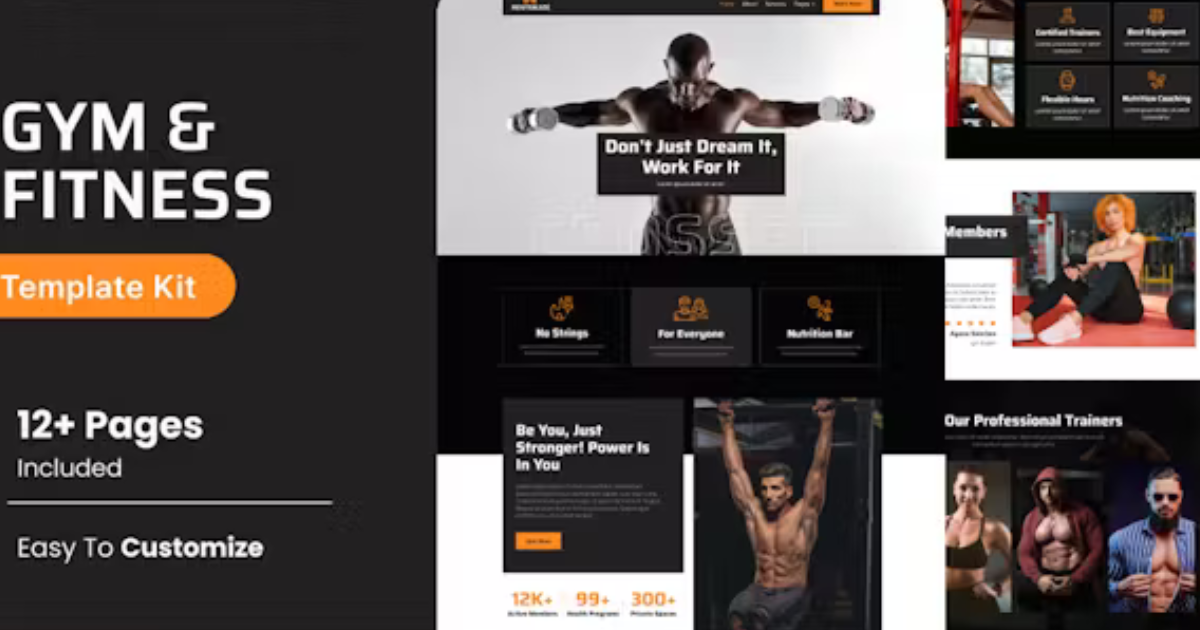 Revitalize Fitness Gym Template