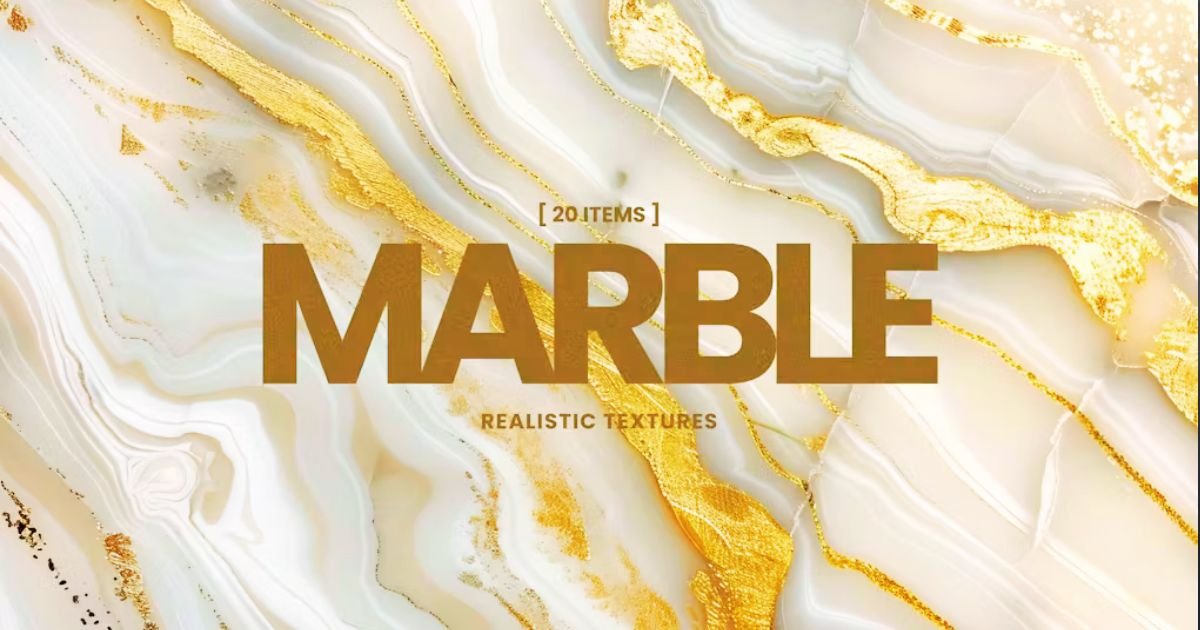 White Marble Gold Textures